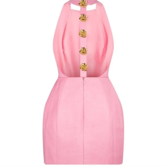 NWT Sunfere Backless Mini Dress Size S - Picture 4 of 8